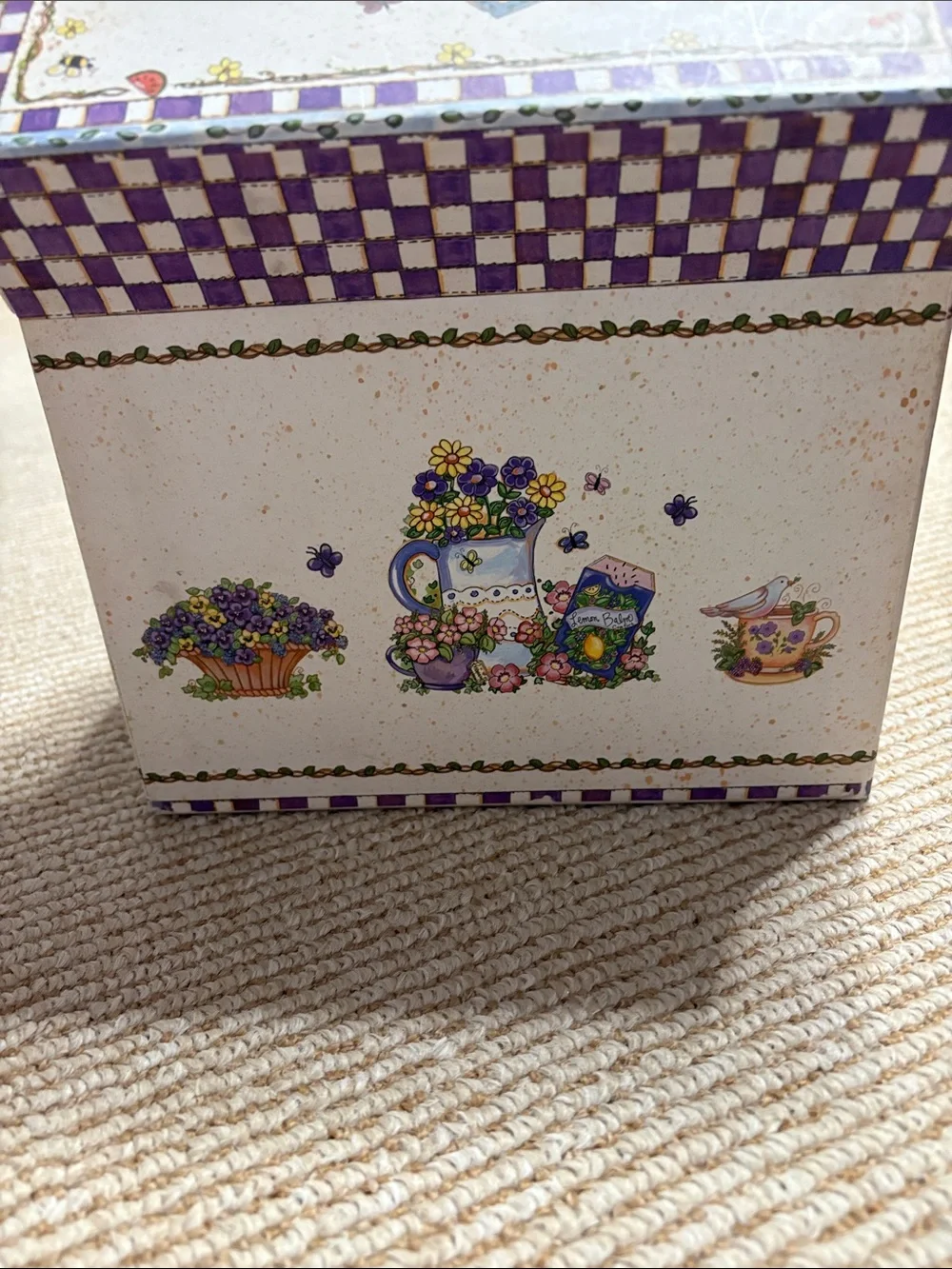 Decorative Card Box with Assorted Cards